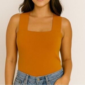 House of Harlow Deep Orange Tank Top